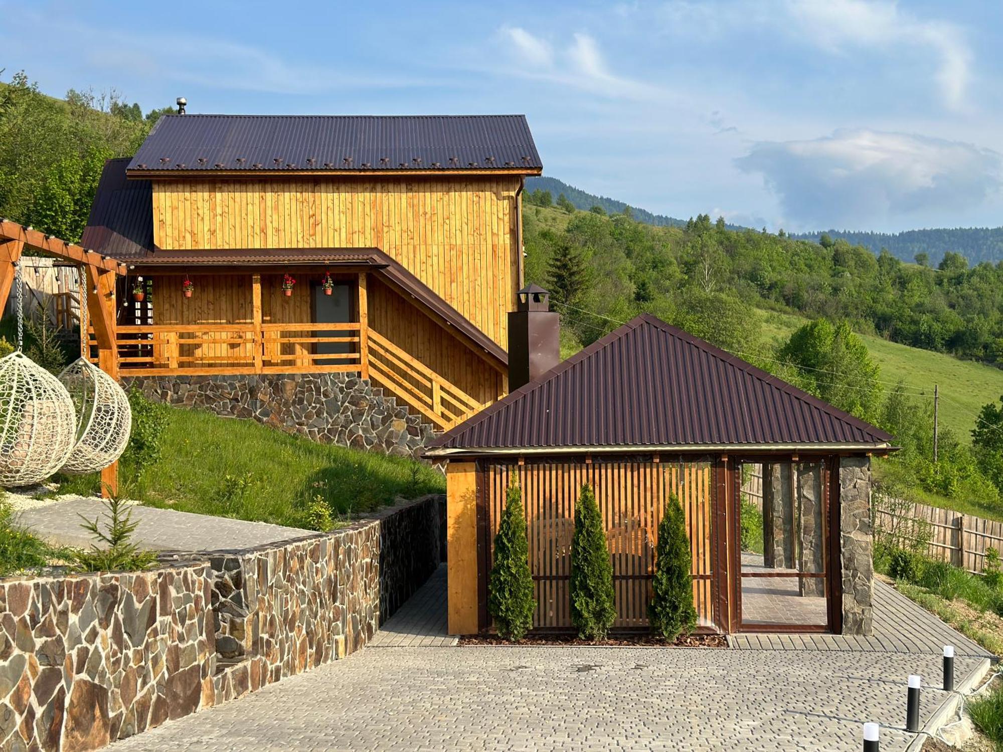 Садиба Трембіта З Сауною Та Чаном Rakhiv Exterior foto